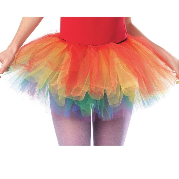 Skirt Women's Rainbow Unicorn Party Set Tulle Ballet Skirt Adult costume sexy - Picture 1 of 6